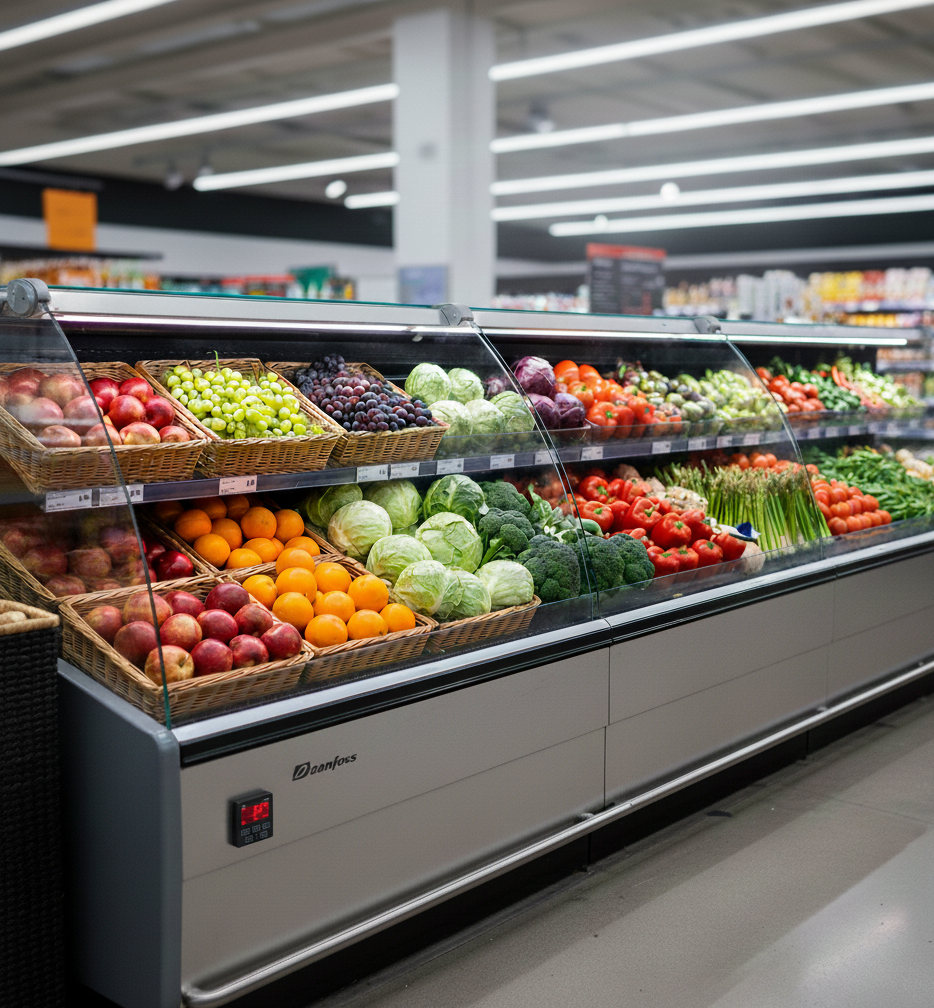 Kühlregal Supermarkt